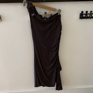 Marella One Shoulder Dress Sz L